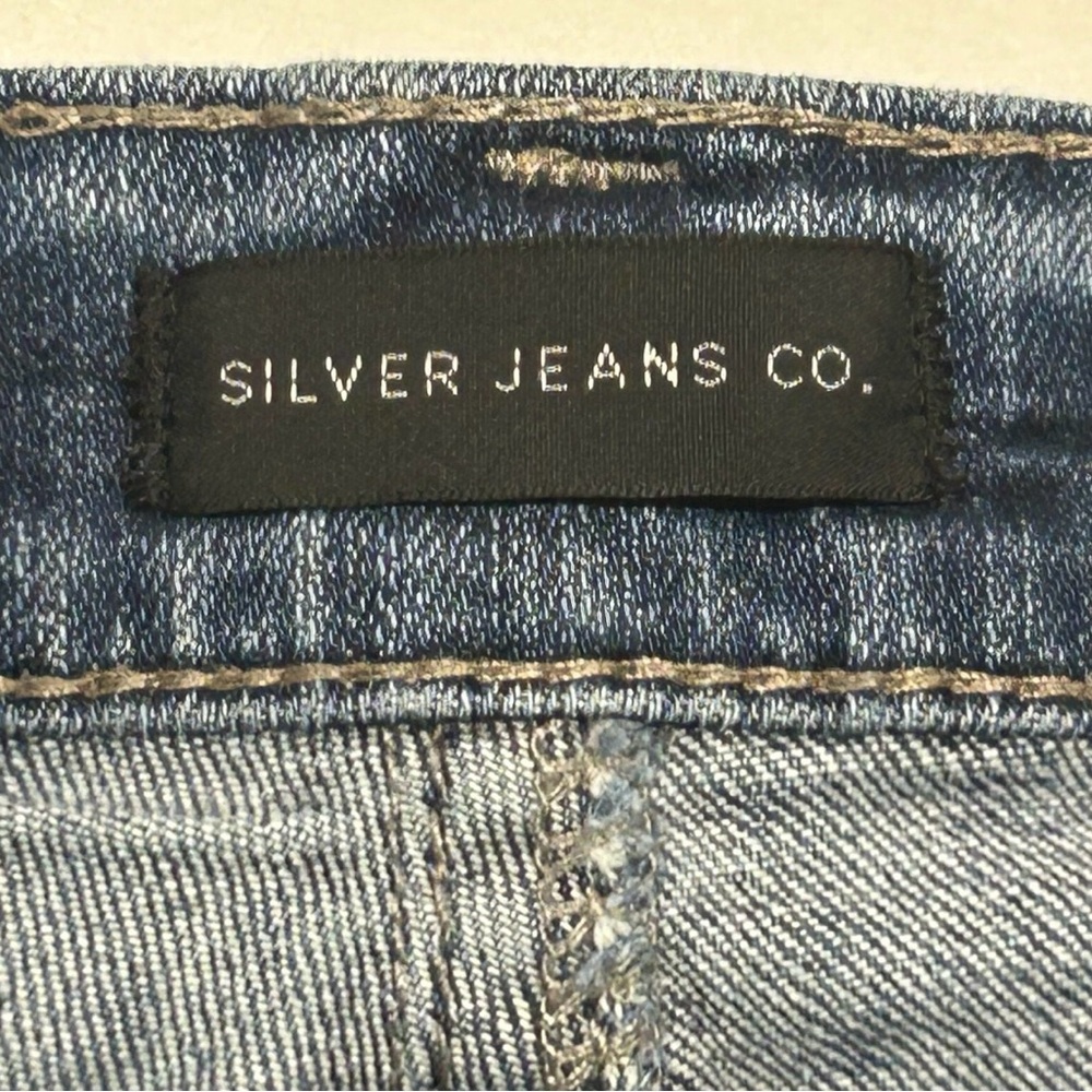 Silver 38/30 Men’s Jeans Blue Straight-Leg Denim - Picture 5 of 12